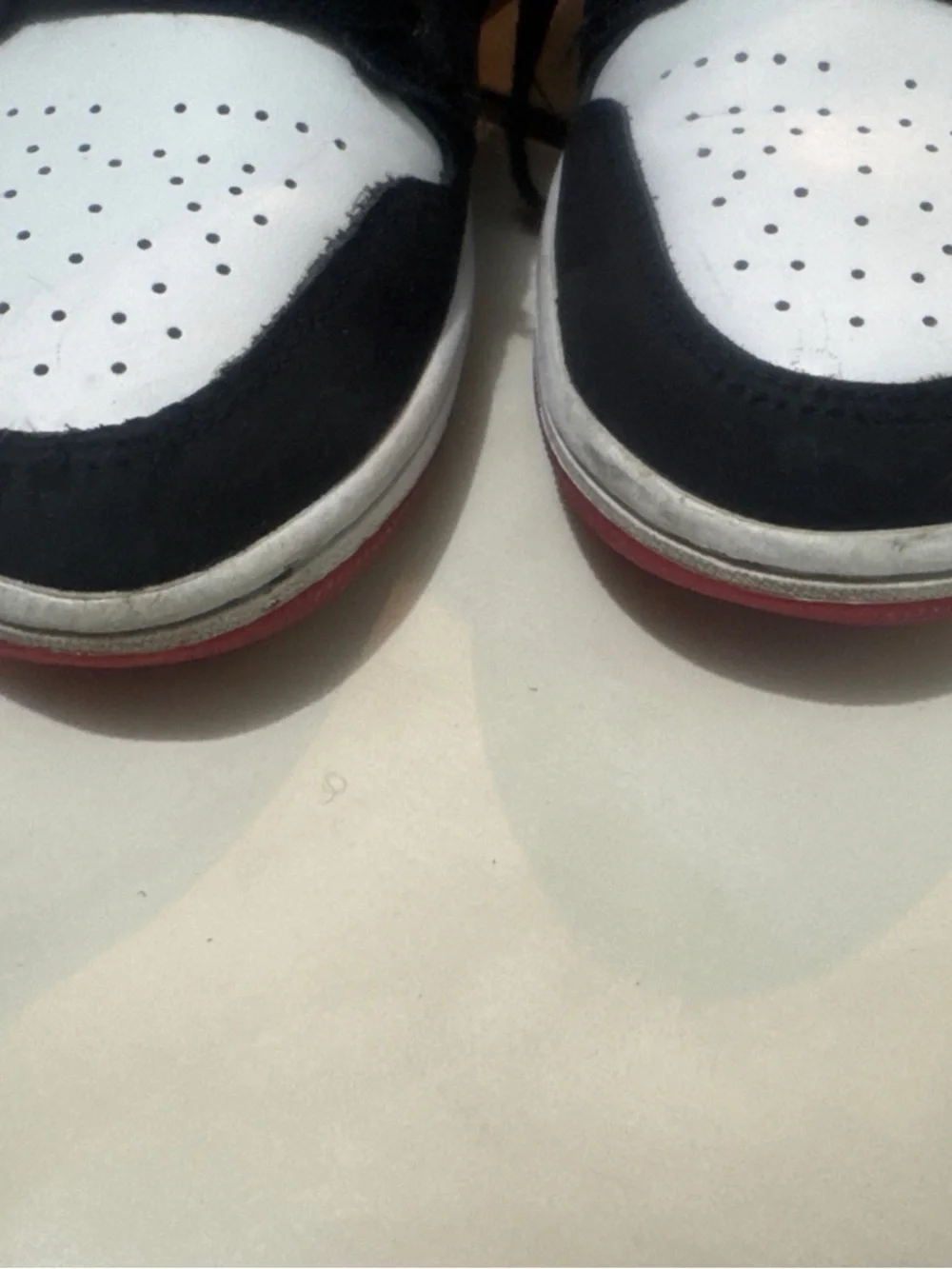Jordan men  Black, White & Red High-Top Sneakers